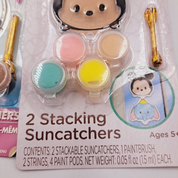 Disney Princess & Stacking Tsum Tsum Kids Art & Craft Paint Your Own Suncatchers - Picture 4 of 8